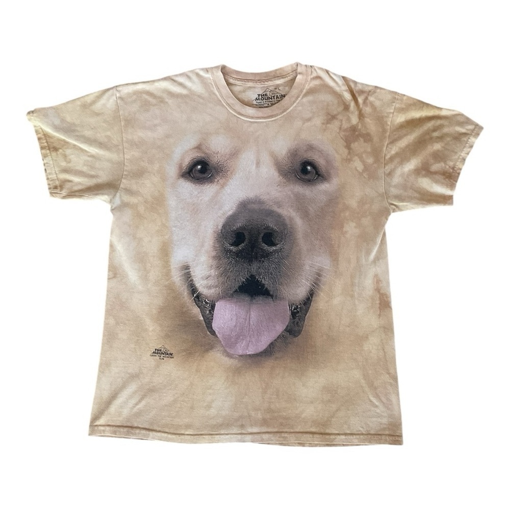 The Mountain Golden Retriever Dog Face T-Shirt Size L 2014